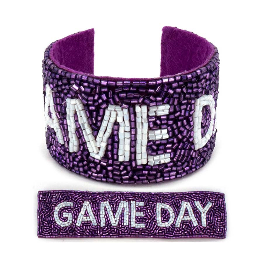 Game Day Beaded Cuff