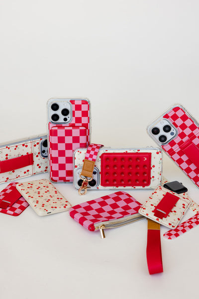 Raspberry Rush Small Zipper Pouch