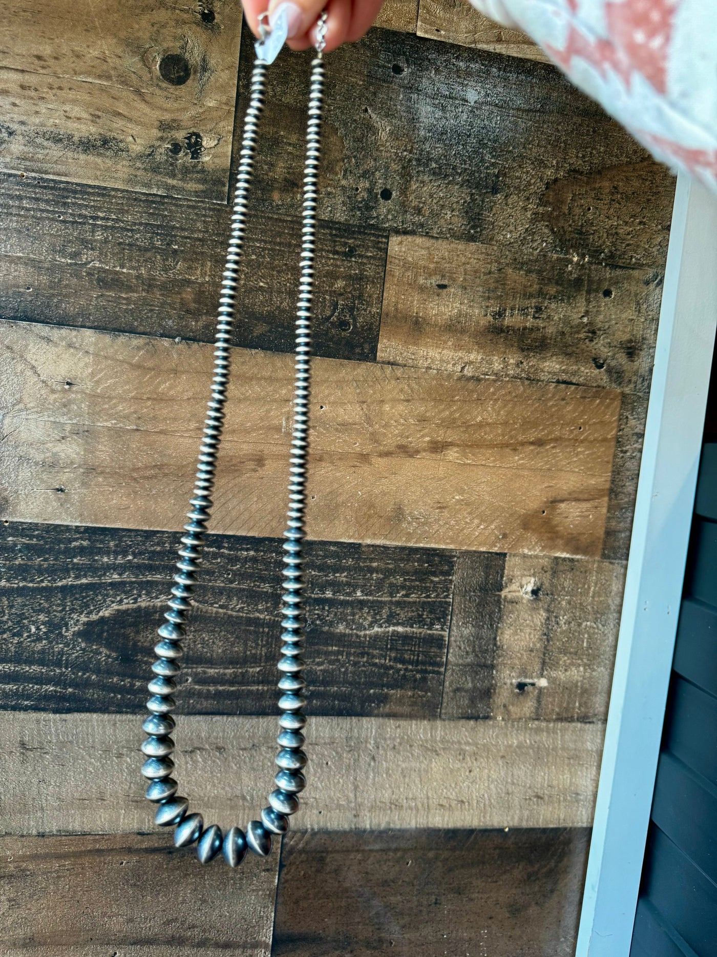 Sterling silver pearls - 28 inch