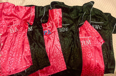 Girl Gang Custom Embroidered Pajamas