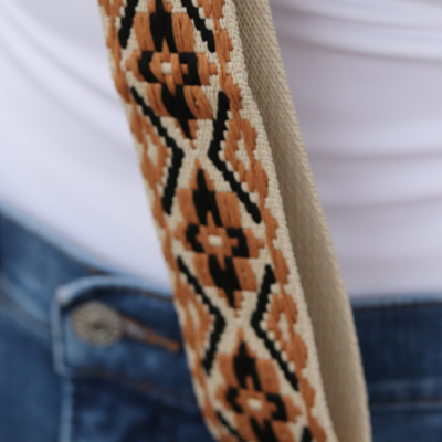 Aztec Diamond Guitar Purse Strap