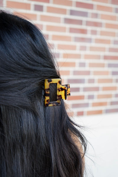 Carly Hair Claw - Tortoise