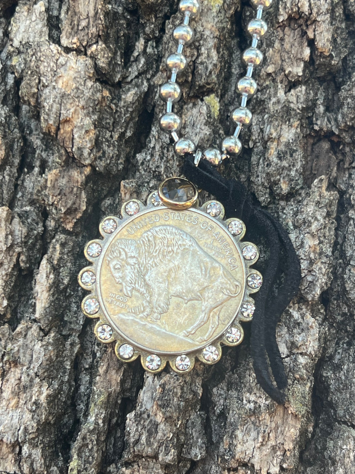 Buffalo nickel necklace