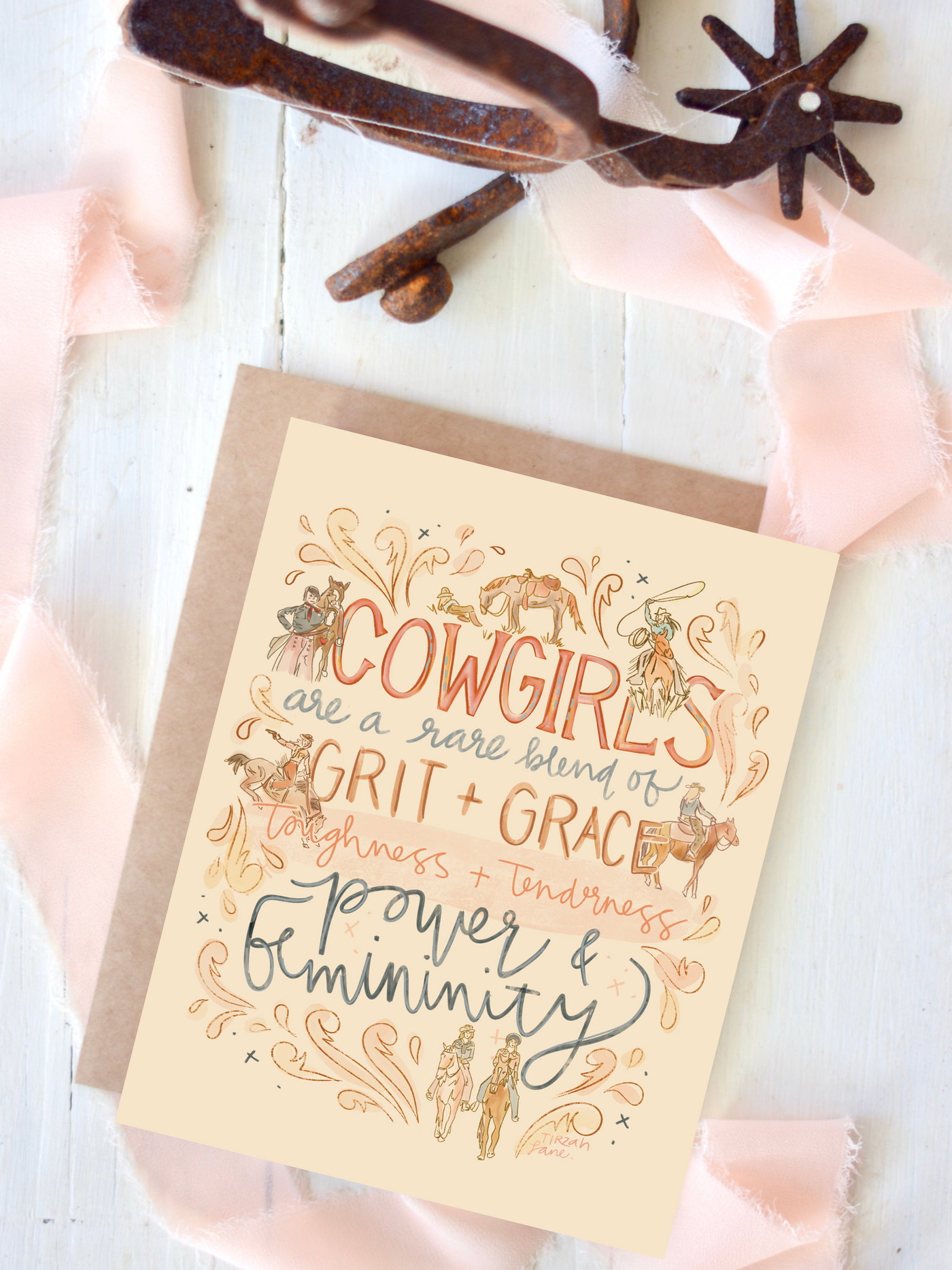 Grit & Grace Cowgirls Congratulations, Graduation, Everyday Greeting Card