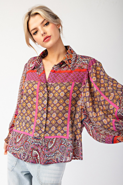 Bristol Boho Button Up