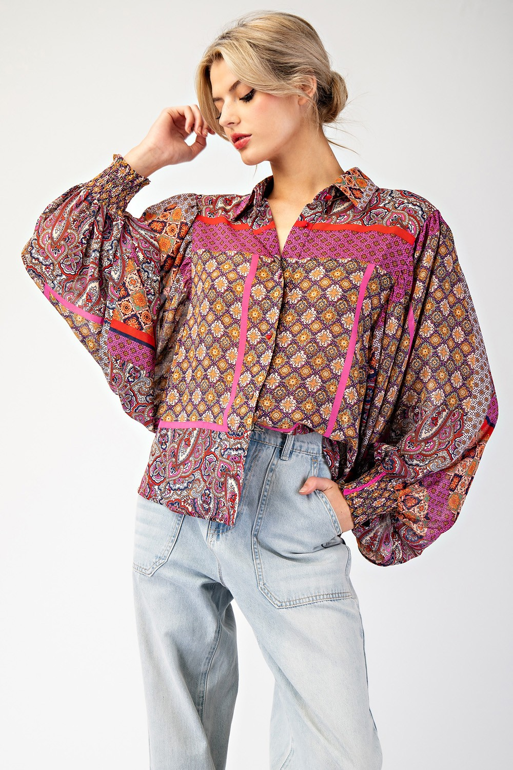 Bristol Boho Button Up
