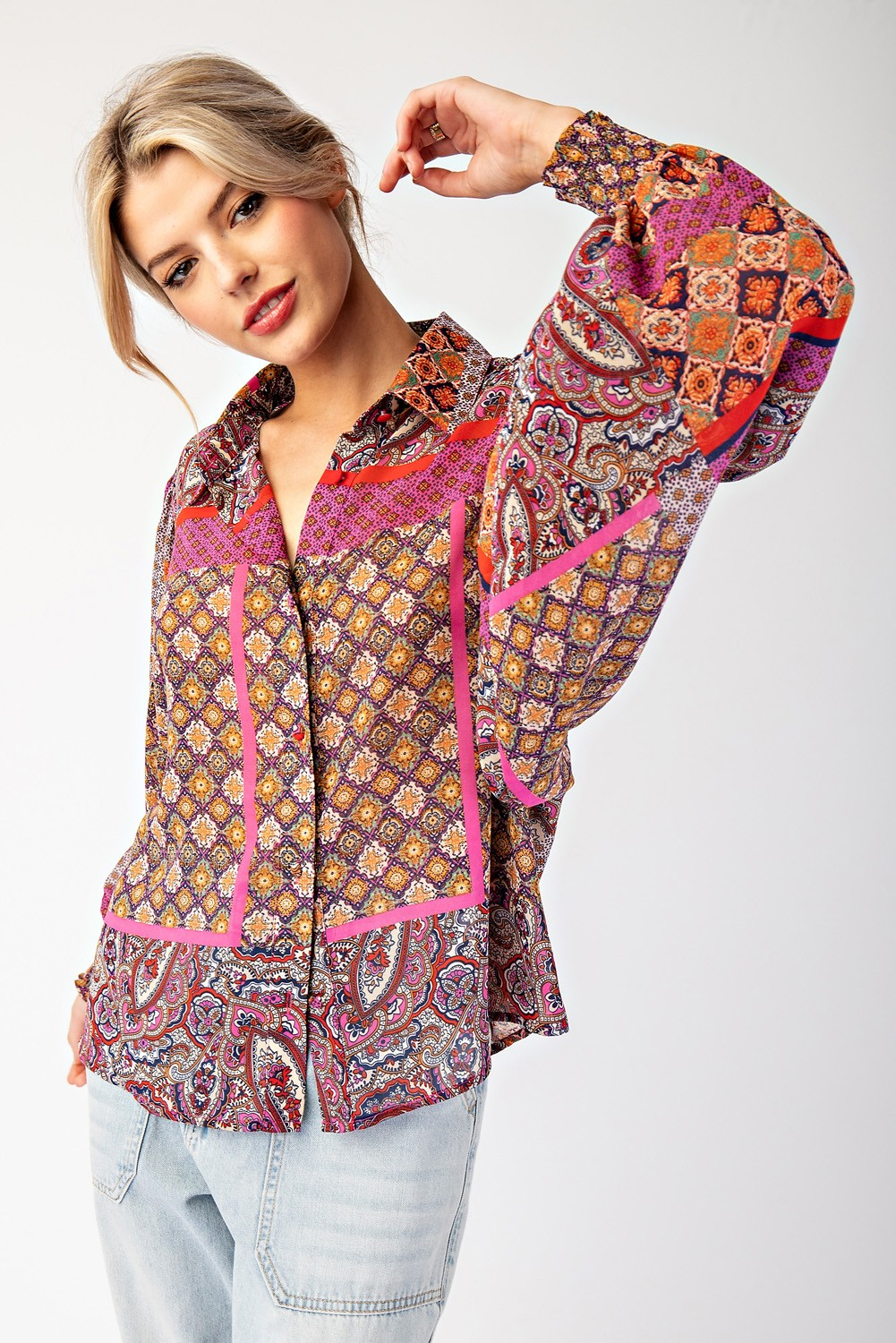 Bristol Boho Button Up