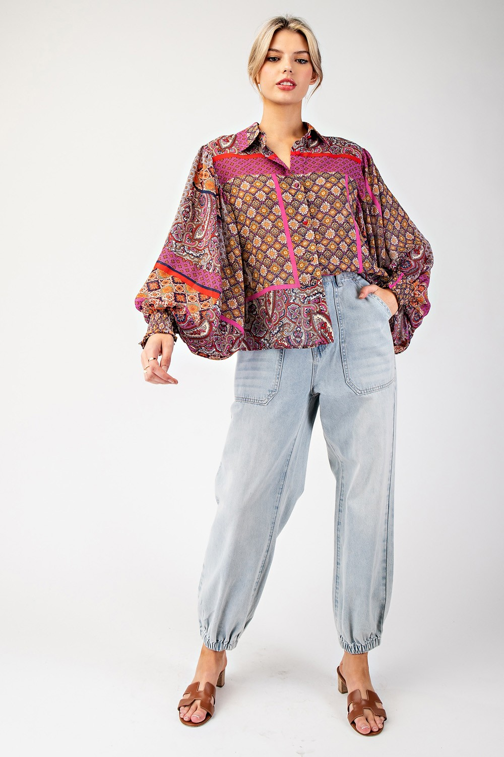 Bristol Boho Button Up