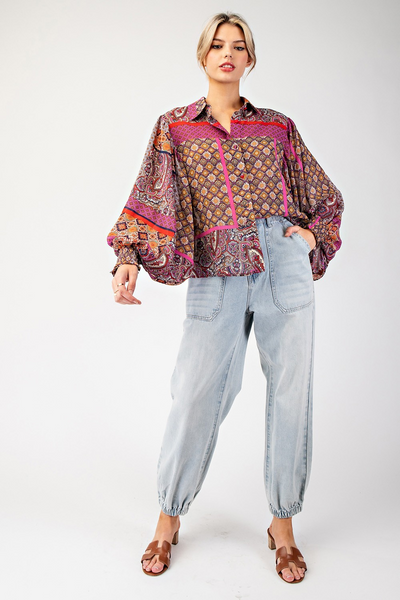 Bristol Boho Button Up