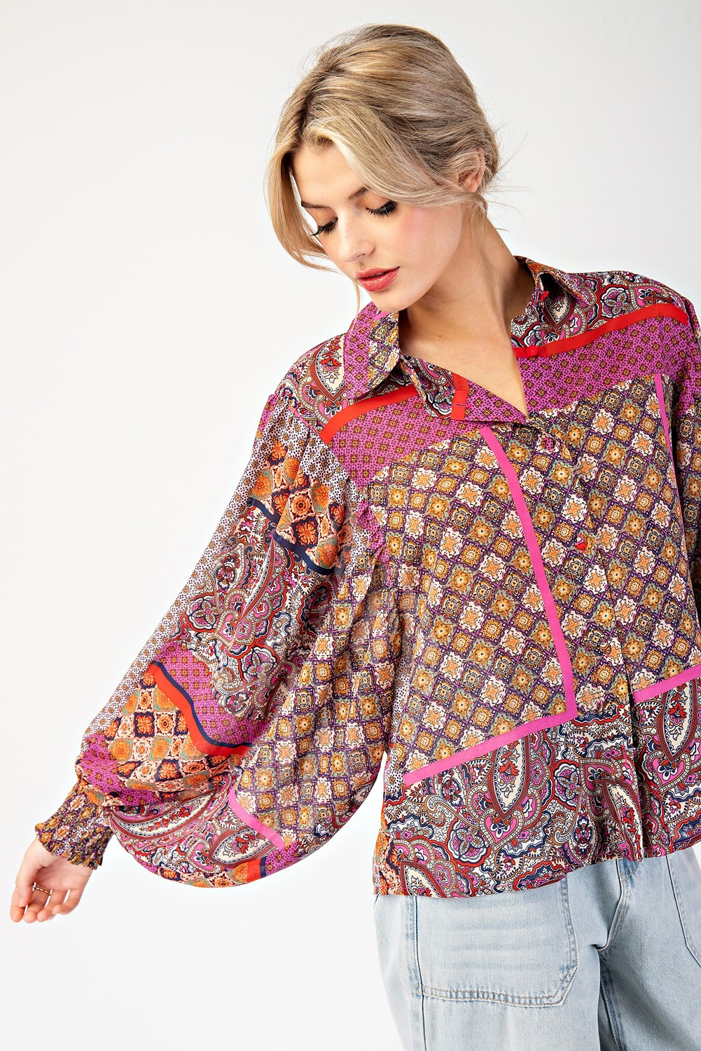 Bristol Boho Button Up