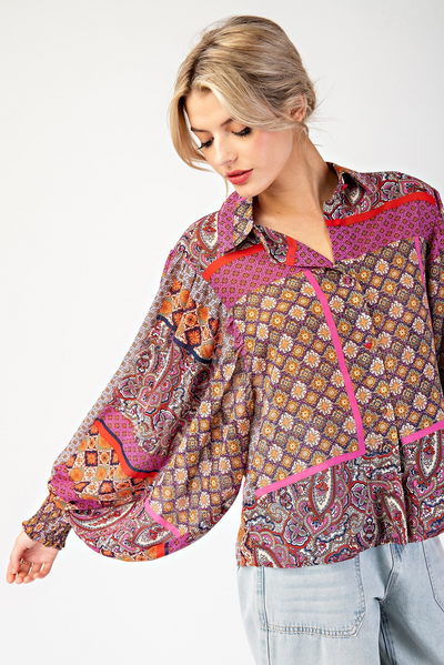 Bristol Boho Button Up