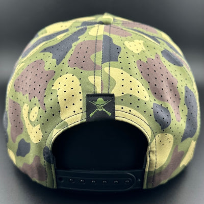 Woodland Camo Patch “Cowboy Hat” - Performance Rope Hat