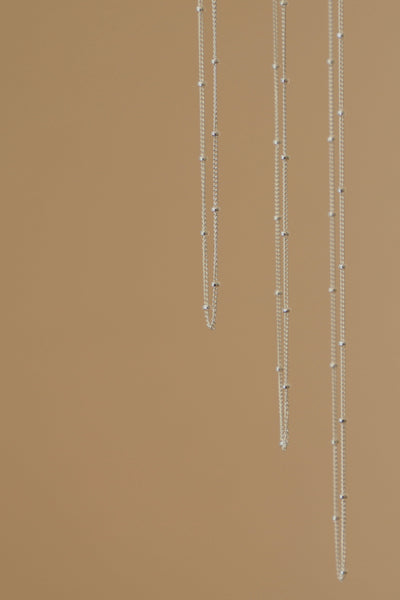 STERLING SILVER SATELLITE CABLE CHAIN