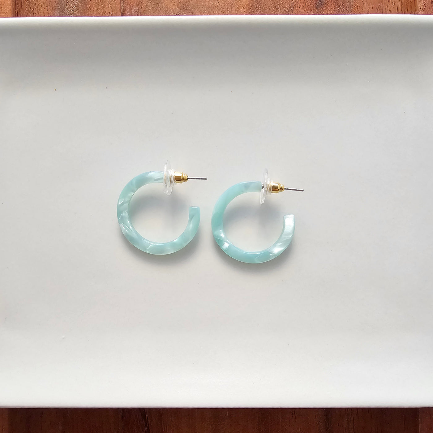 Cam Mini Hoops - Mint