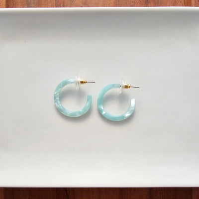Cam Mini Hoops - Mint