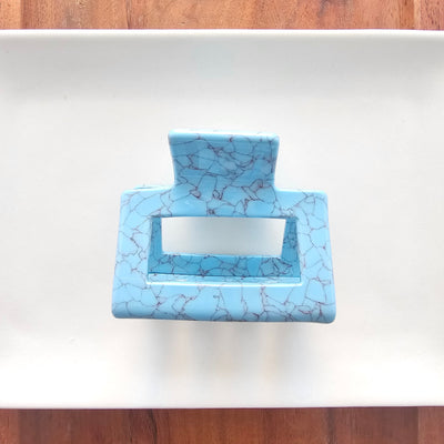 Carly Hair Claw - Turquoise