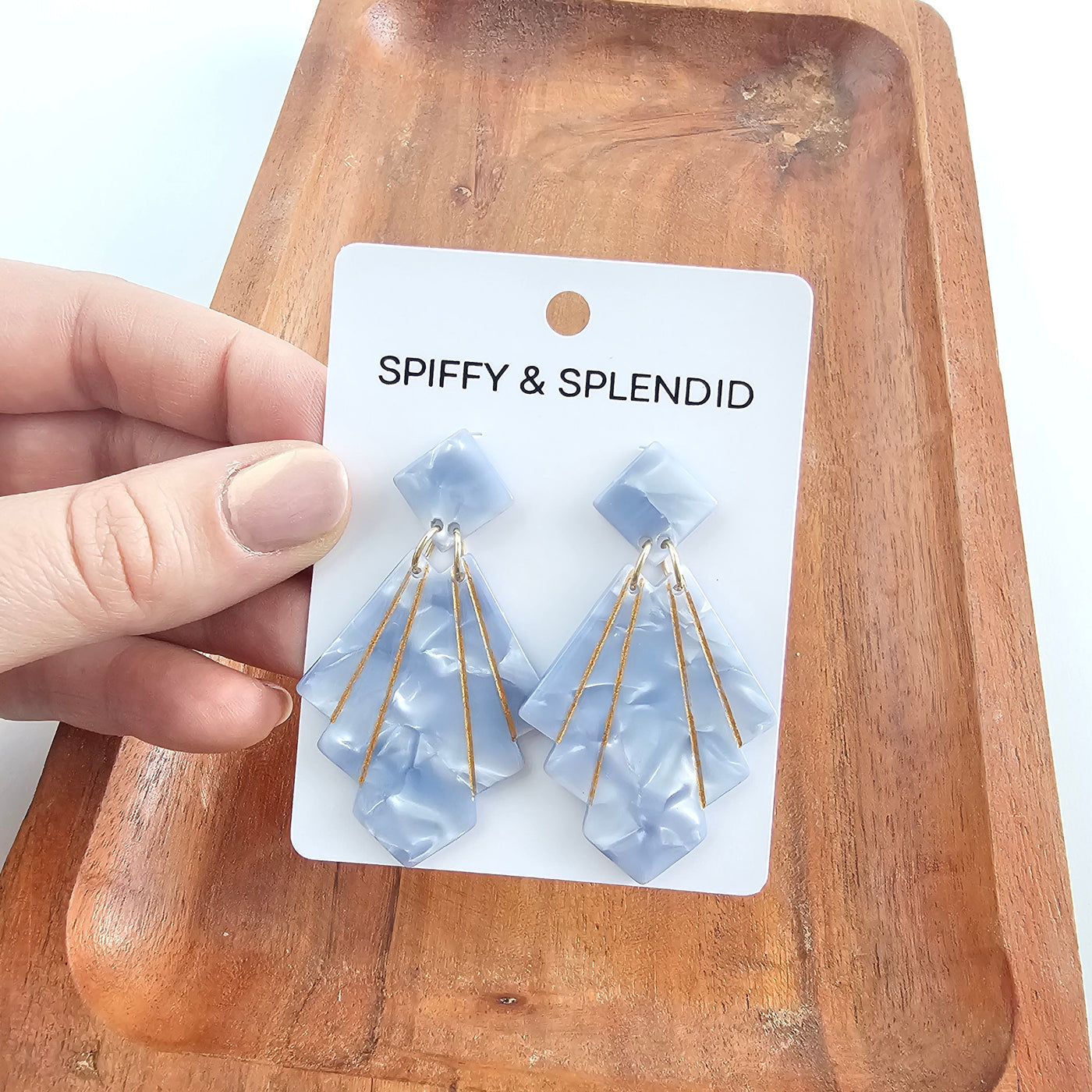 Estelle Earrings - Glacier Blue