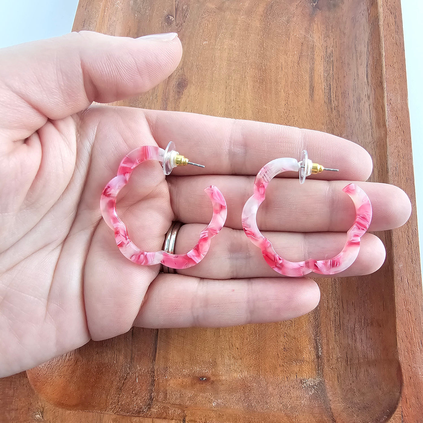 Posey Hoops - Rosey