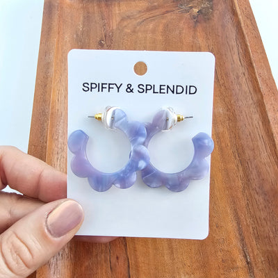Flora Hoops - Lavender Haze