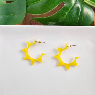 Sunshine Hoops - Yellow