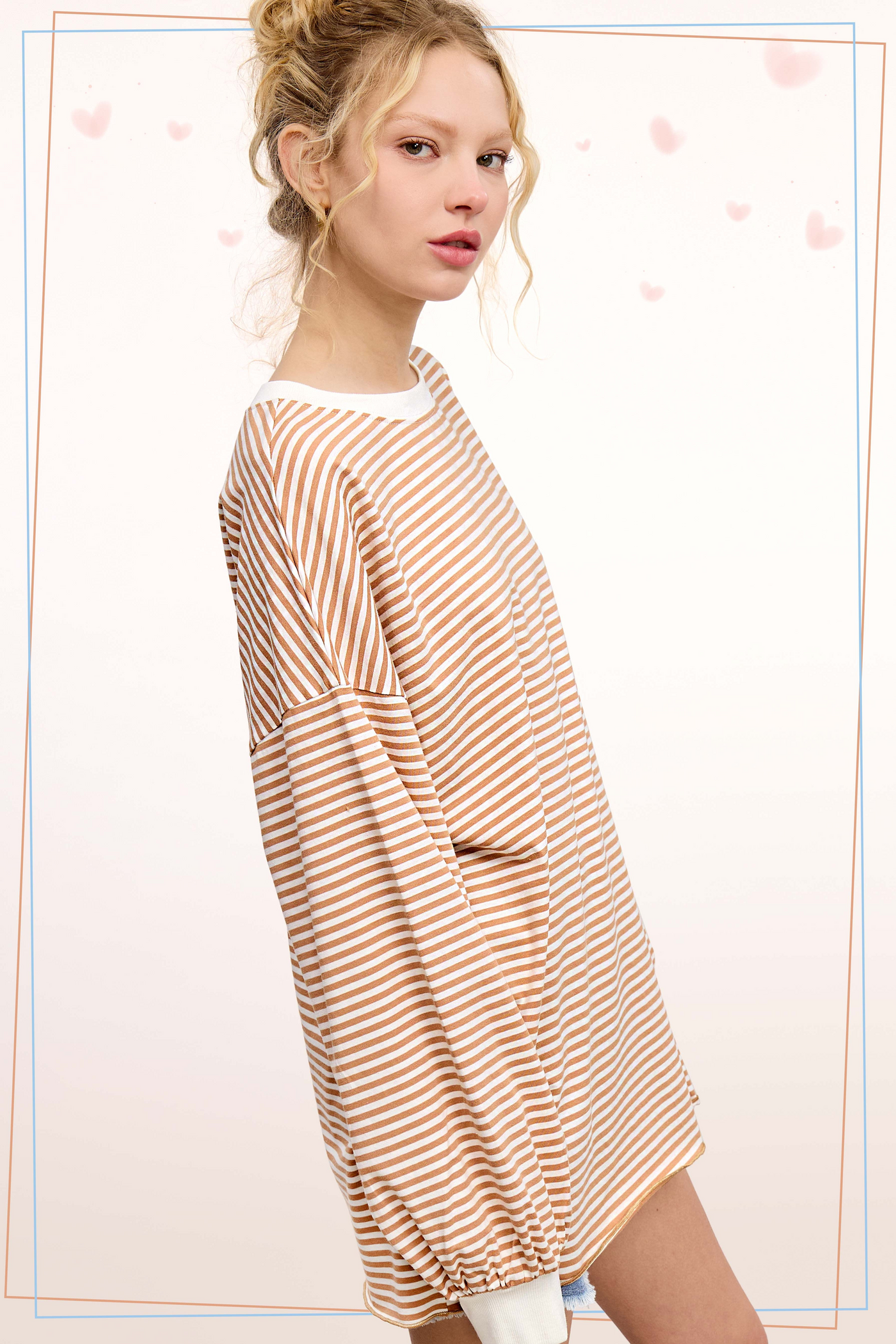 Sloane Striped Oversized Tunic