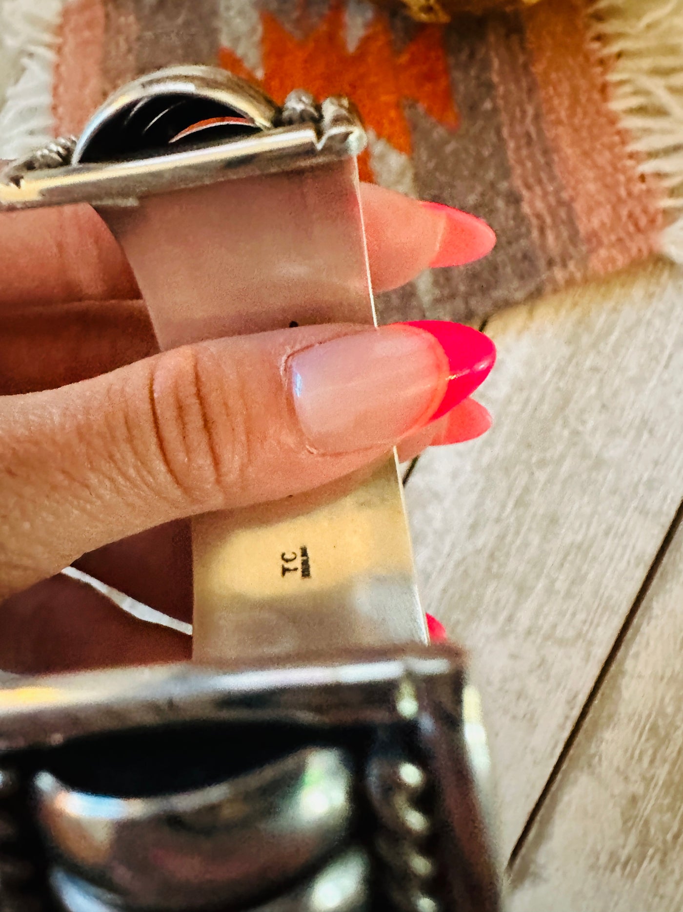 Handcrafted Rolled Sterling Silver Cuff Bracelet by Tom Charley