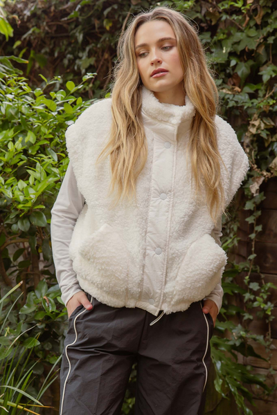 Snow Bunny Shearling Vest