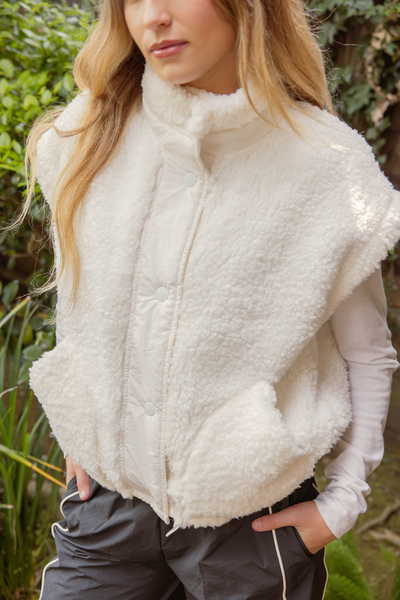 Snow Bunny Shearling Vest