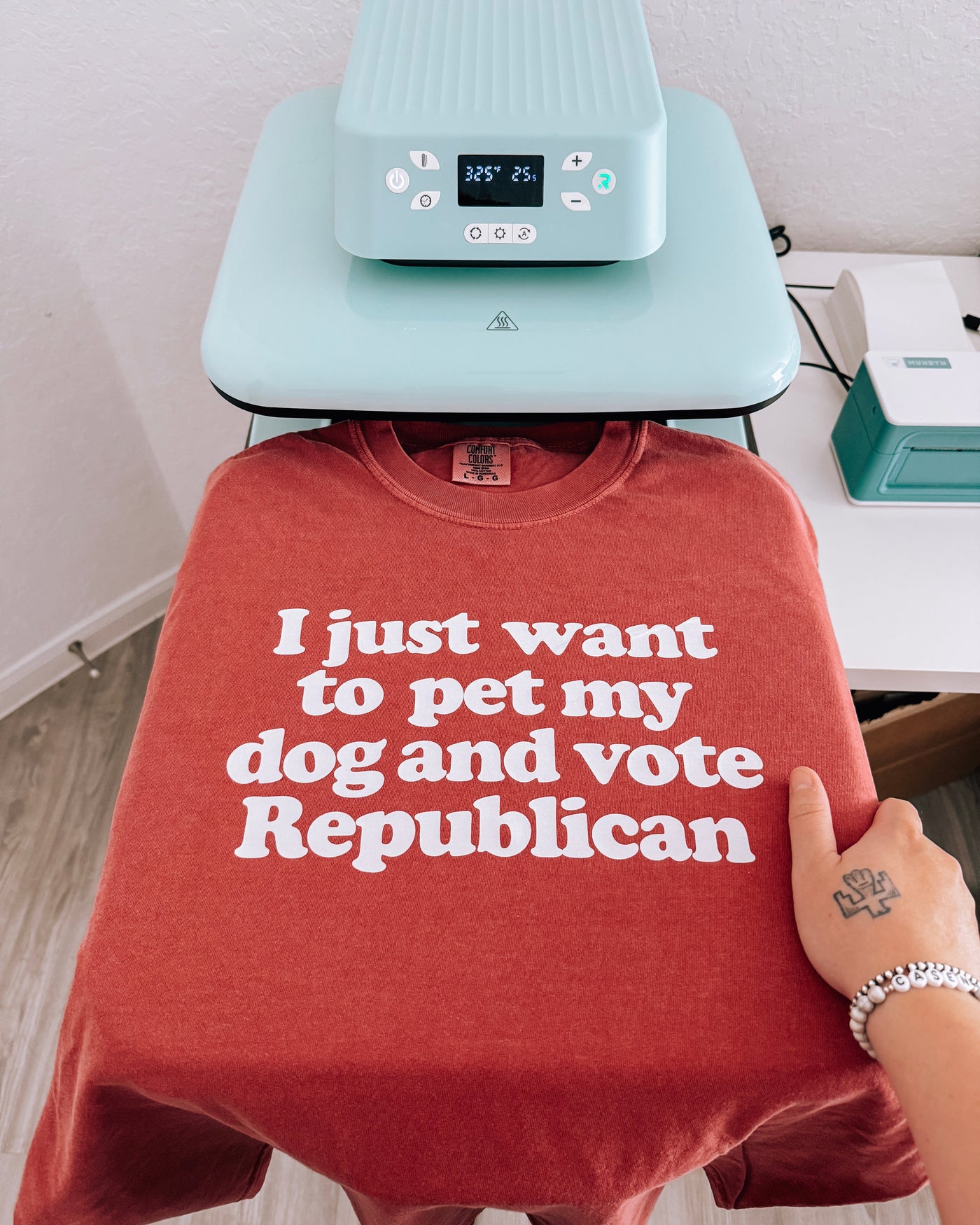 Pet My Dog & Vote Republican Tee