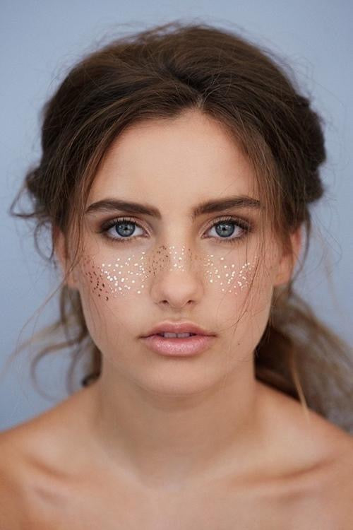 Glitter Freckle Tattoos