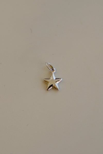 SILVER STAR CHARM