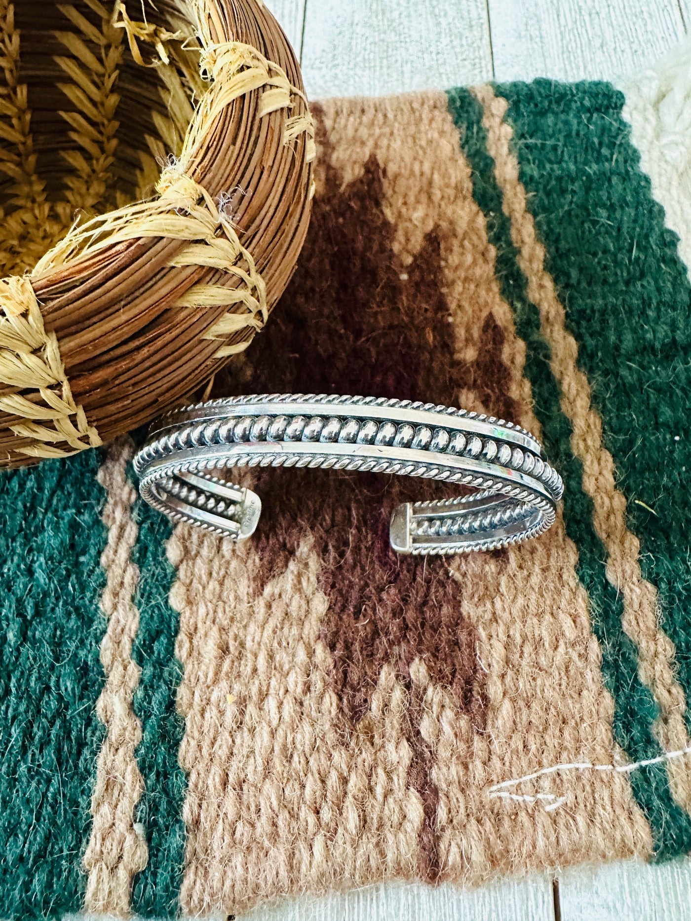Handcrafted Sterling Silver Cuff Bracelet
