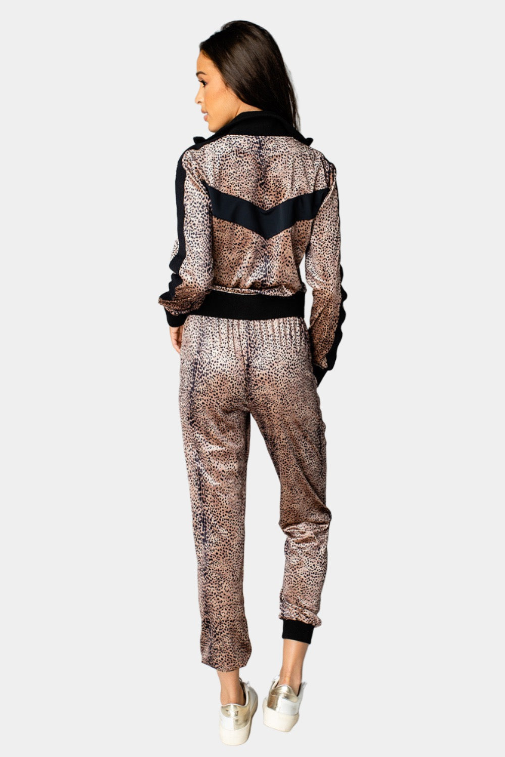 Carmela Velour Track Jacket - Roar