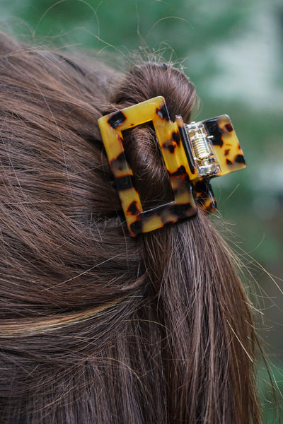 Carly Hair Claw - Tortoise