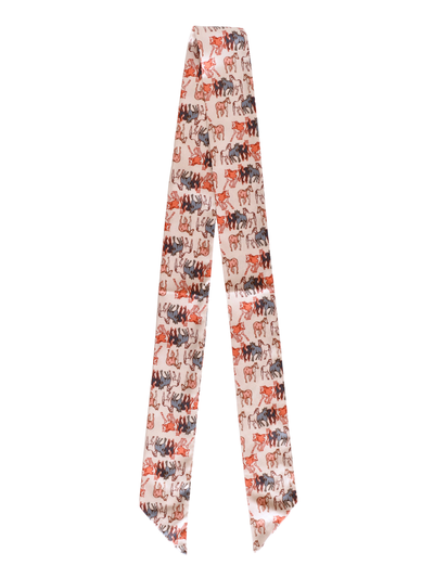 Mustang Meadows Silk Twilly Cowgirl Scarf