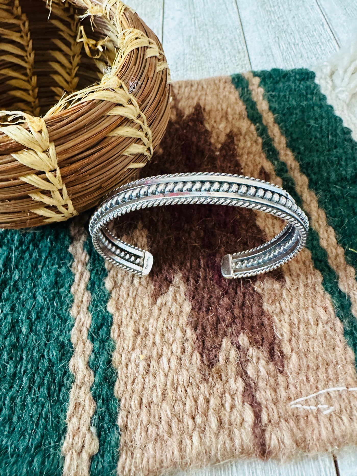 Handcrafted Sterling Silver Cuff Bracelet