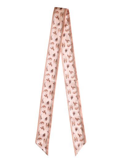 Saddle Club Silk Western Cowgirl Twilly Scarf