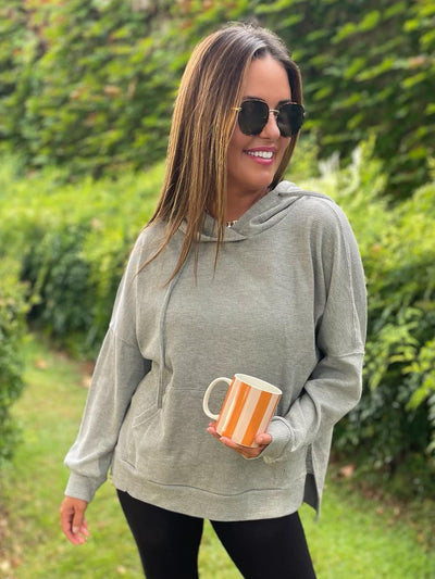 Best Selling Touch Of Fall Thermal Hoodie in Five Colors