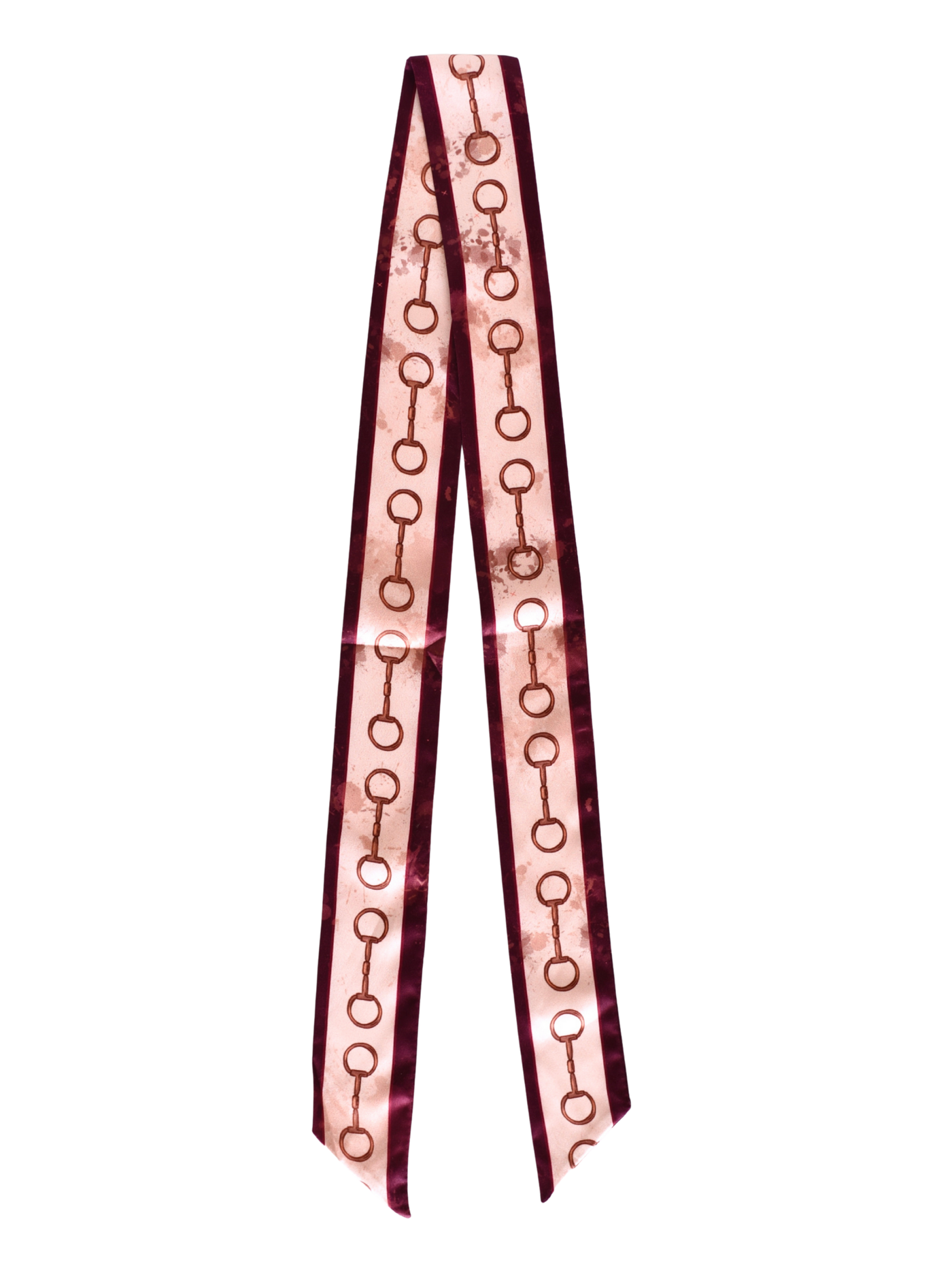 Show Day Dee Ring Snaffle Bit Silk Western Cowgirl Twilly Scarf