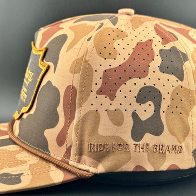 Down South Camo Patch “Cowboy Hat” - Performance Rope Hat