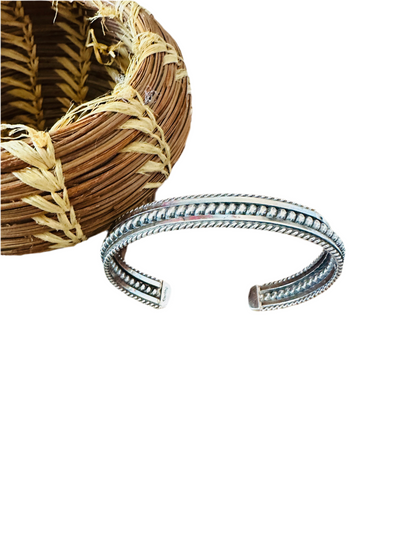 Handcrafted Sterling Silver Cuff Bracelet