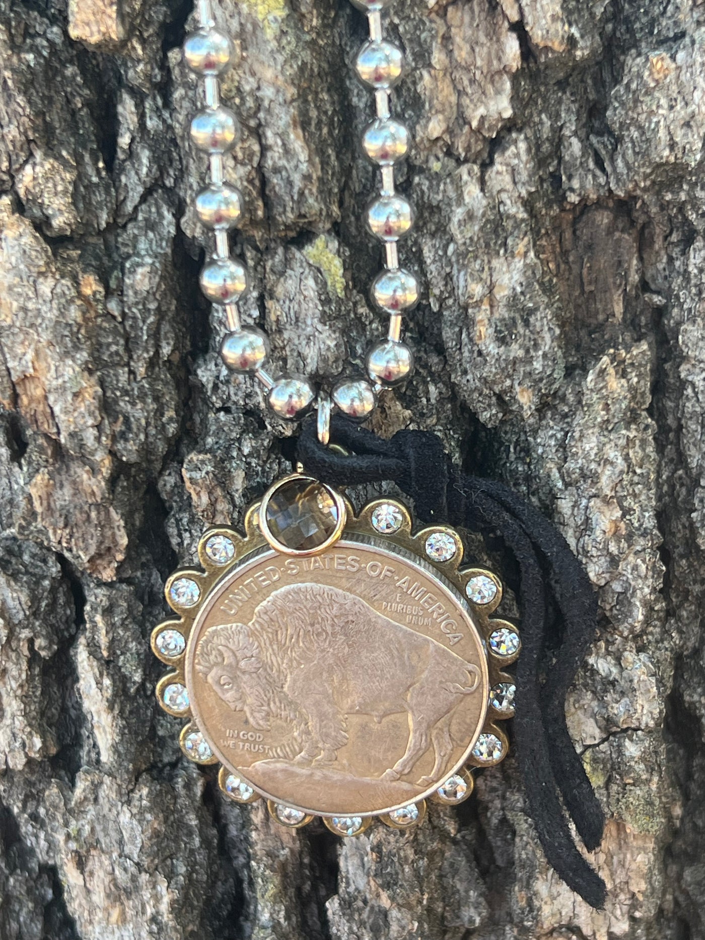 Buffalo nickel necklace