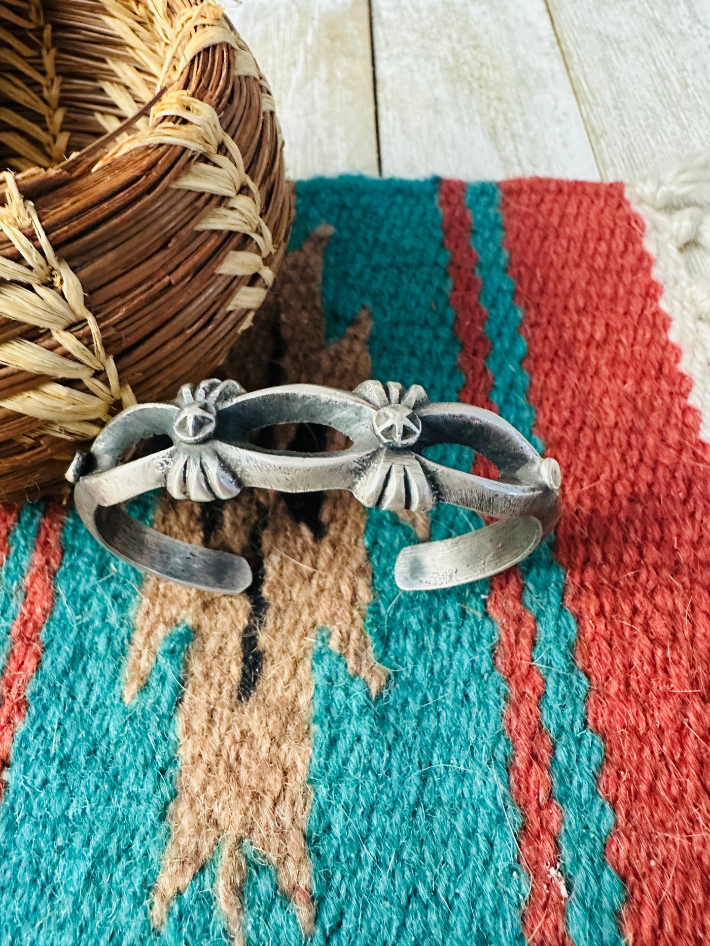 Handcrafted Sterling Silver Cuff Bracelet by Chimney Butte