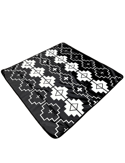 NEW! SPLAT MAT - BLACK - for High Chairs + Play Time Messes