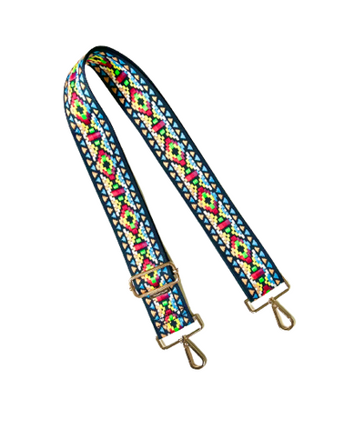 Aztec Diamond Guitar Purse Strap