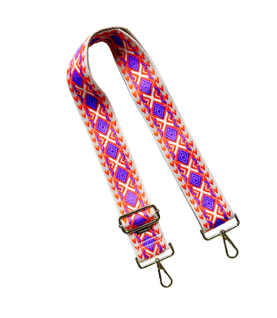 Aztec Diamond Guitar Purse Strap