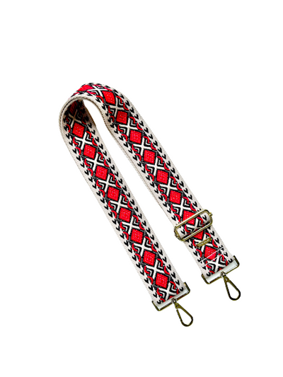 Aztec Diamond Guitar Purse Strap