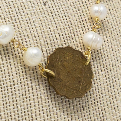 King George Pearl Charming Necklace