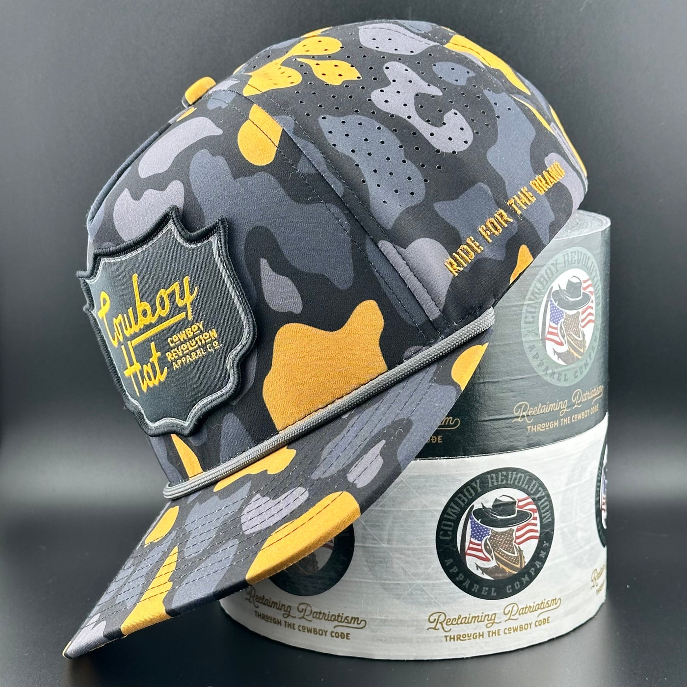 NOLA Black Patch “Cowboy Hat” - Performance Rope Hat