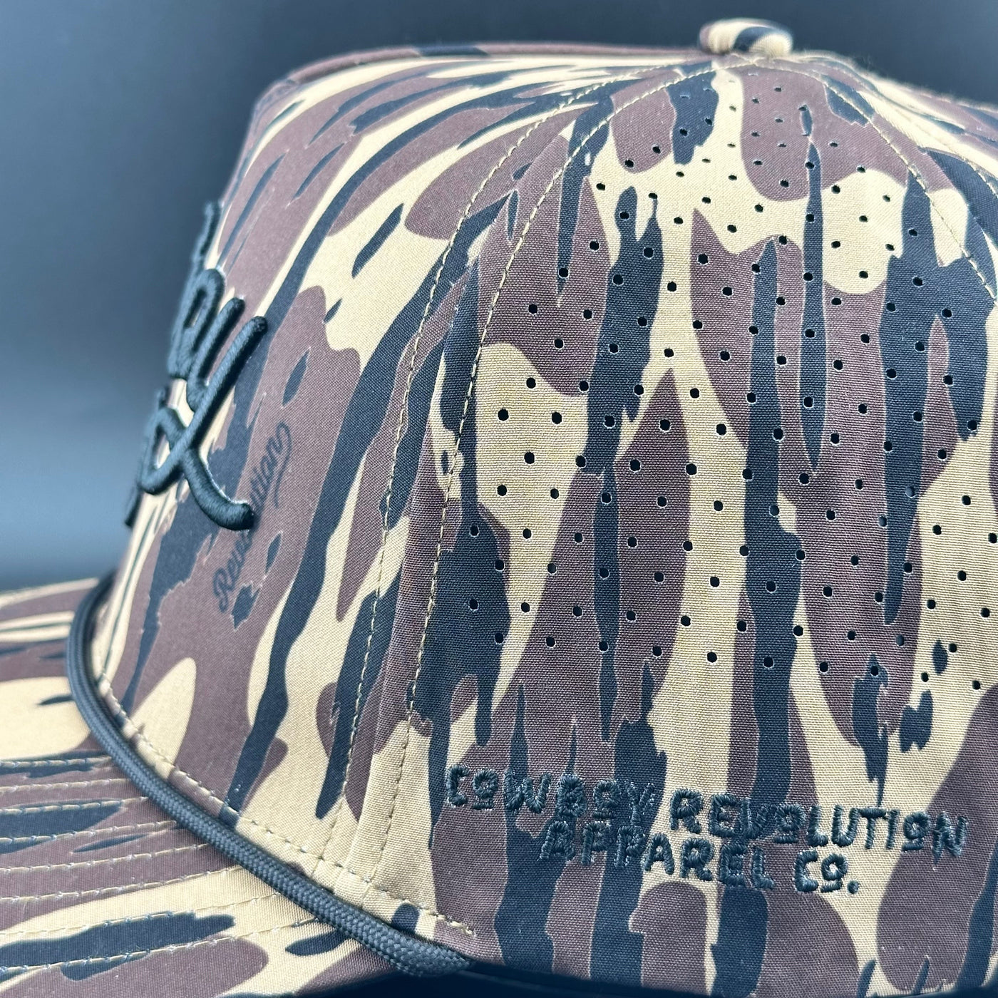 Atakapa Camo - Swampland Script “Cowboy Hat”